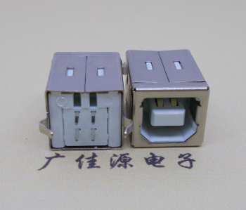 横沥镇USB BF180度母座 打印机接口 立式直插带赛