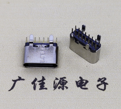 横沥镇USB 3.1TYPE C直插母座16Pin引脚图正负极规范